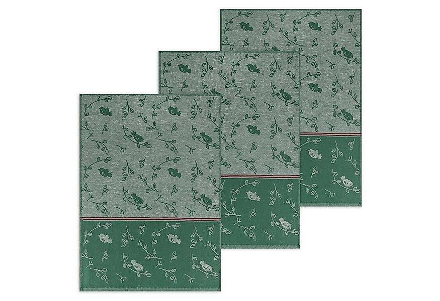 Kracht Geschirrtuch Piepmatz, (Set, 3-tlg., Set), 3er Pack Geschirrtücher ( günstig online kaufen