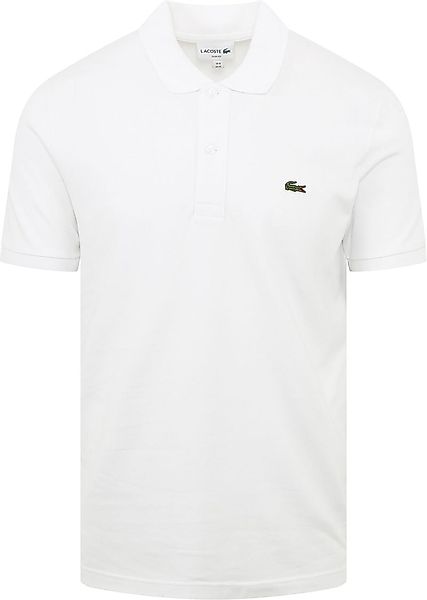 Lacoste Poloshirt Pique Weiß - Größe M günstig online kaufen