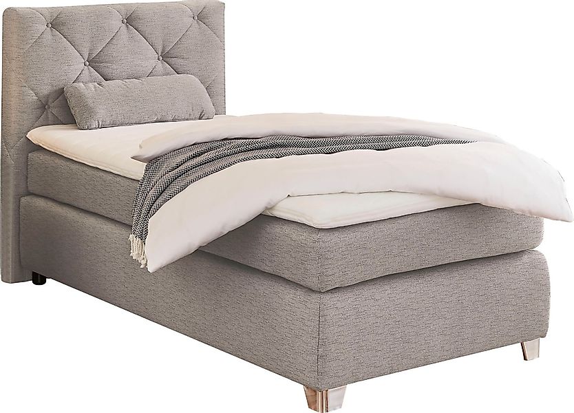 Jockenhöfer Gruppe Boxspringbett Finja, mit Topper und Zierkissen günstig online kaufen
