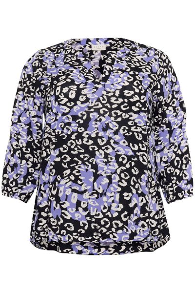 KAFFE Curve Kurzarmbluse Kurzarm-Bluse KCjanni Große günstig online kaufen