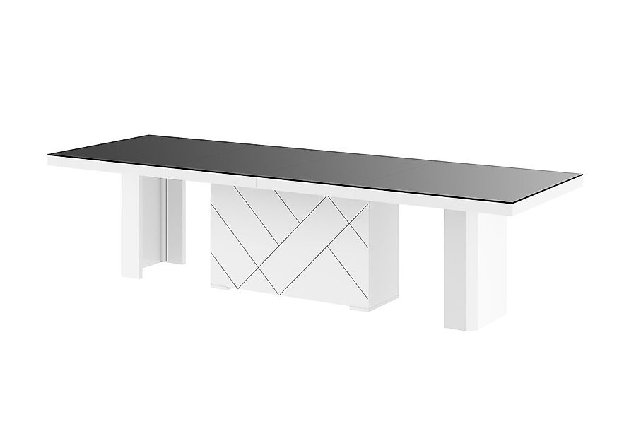 designimpex Esstisch HEK-111 Schwarz matt / günstig online kaufen