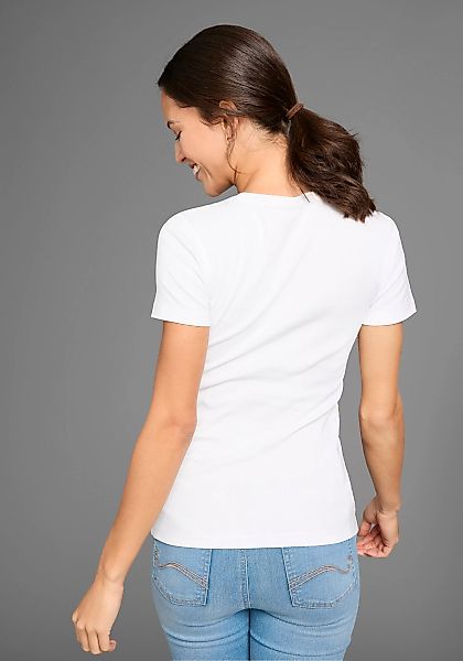 KangaROOS Kurzarmshirt, mit Zitronen-Print günstig online kaufen
