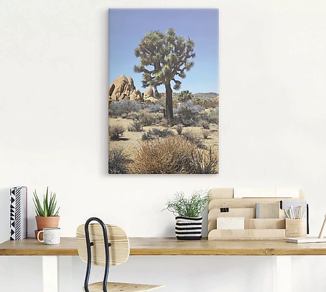Artland Leinwandbild "Joshua Tree in der Mojave Wüste III", Wüste, (1 St.) günstig online kaufen