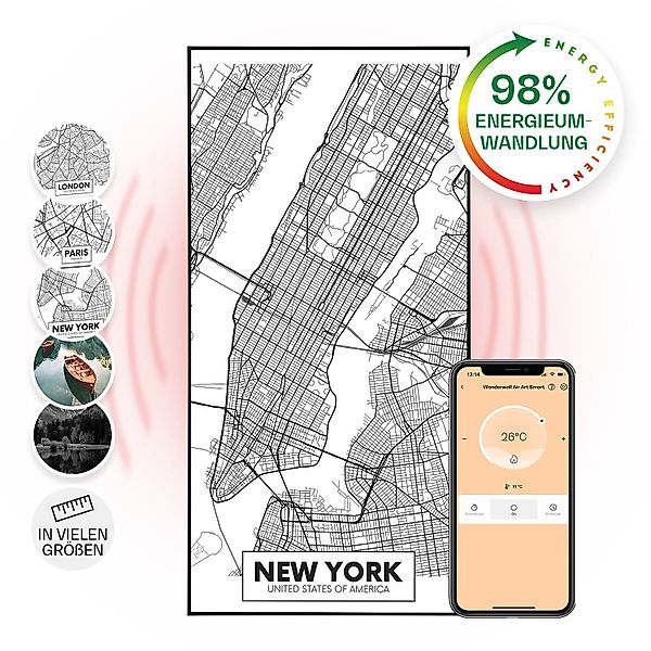 Klarstein Heizkörper Wonderwall Air Art Smart günstig online kaufen