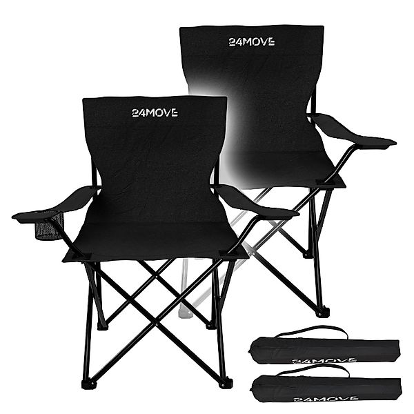24Move Campingstuhl 24MOVE® Campingstuhl, 2er Set, günstig online kaufen