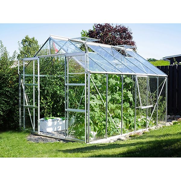Vitavia Gewächshaus Jupiter 9900 Alu 9,9 m² inkl. Fundament günstig online kaufen