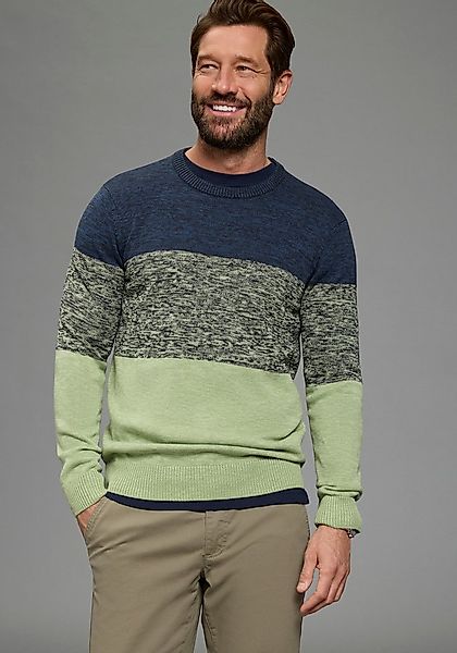 Man's World Rundhalspullover Bis Größe 5 XL mehrfarbig günstig online kaufen