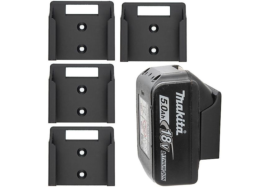 TSB Werk Werkzeughalter Akkuhalter für Makita Akku Wandhalter Halter 18V, 4 günstig online kaufen