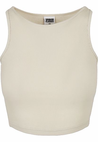URBAN CLASSICS Tanktop "Urban Classics Damen Ladies Cropped Rib Top" 1 Stk. günstig online kaufen