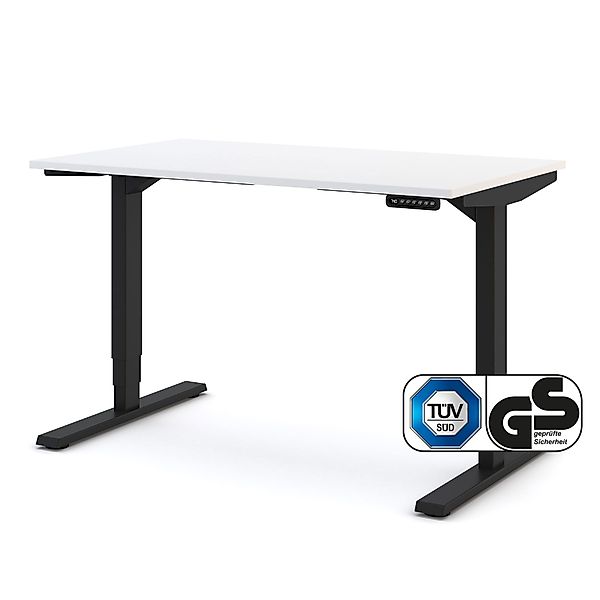 ASSMANN Büromöbel Schreibtisch Y-LINE (120x70cm Schwarz günstig online kaufen