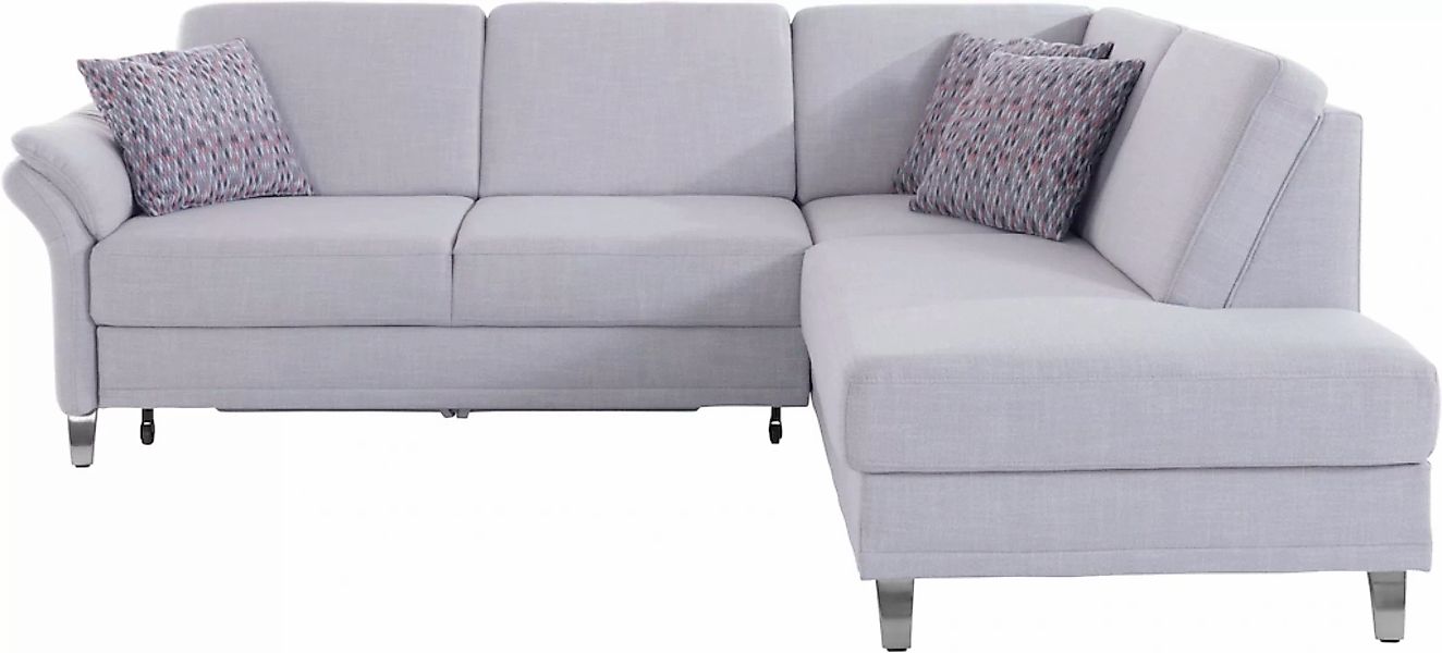 sit&more Ecksofa »Clio L-Form«, wahlweise mit Bettfunktion und Bettkasten, günstig online kaufen