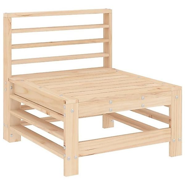 vidaXL Sofaelement Garten-Mittelsofa Massivholz Kiefer (1 günstig online kaufen
