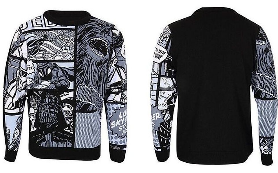 Star Wars Rundhalspullover Manga Panels Blue Jumper günstig online kaufen