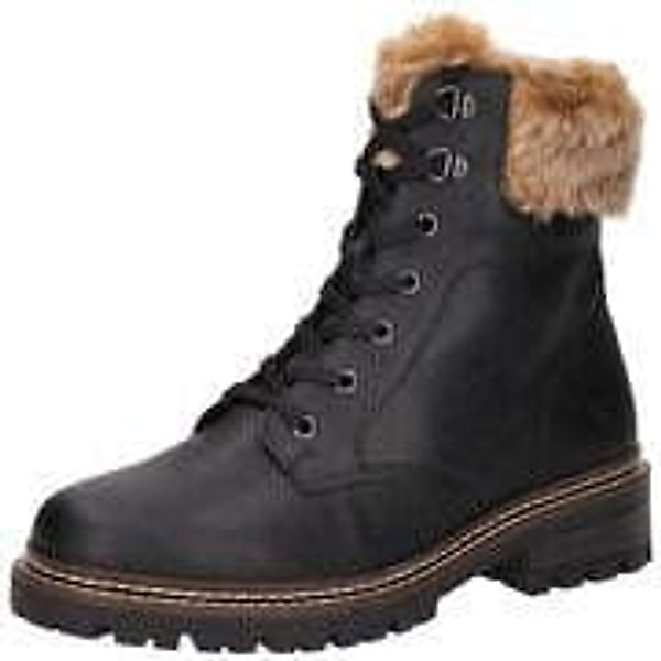 Remonte Schnür Boots Damen schwarz günstig online kaufen