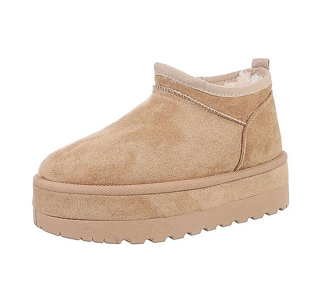 Ital-Design Damen Snowboots Freizeit Snowboots (87451893) Flach Stiefelette günstig online kaufen