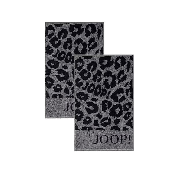 2 Stück Joop! Gästetuch Leo Allover 1707-90 graphit 30x50 günstig online kaufen
