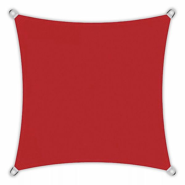 Toldoro Sonnensegel Quadrat 3,6x3,6m HDPE Luft & Wasserdurchlässig UV-Schut günstig online kaufen