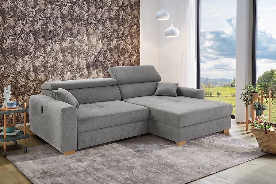 Jockenhöfer Gruppe Ecksofa "Slider L-Form, B: 277 cm, mit 60cm elektrischer günstig online kaufen