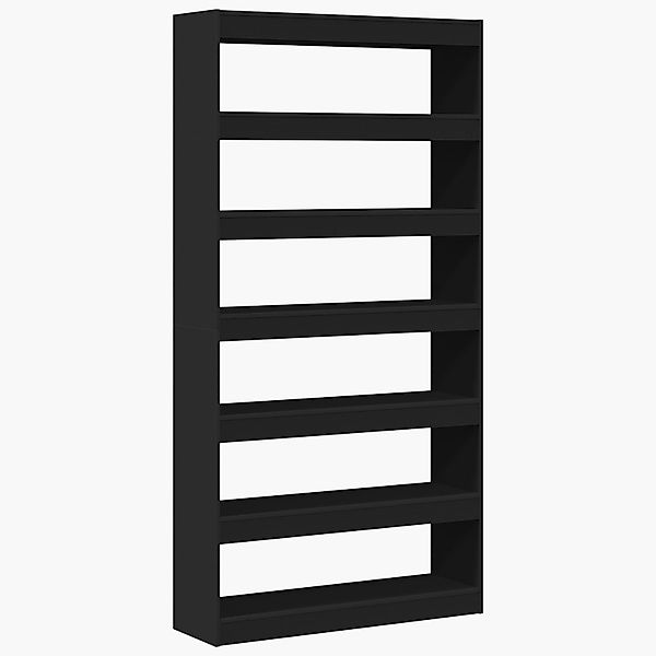 vidaXL Bücherregal Bücherregal Schwarz Holzwerkstoff 100 günstig online kaufen