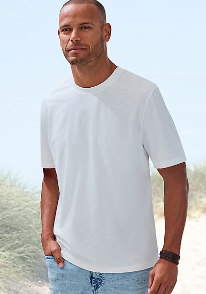 John Devin T-Shirt in Struktur-Qualität und modischen Farben günstig online kaufen