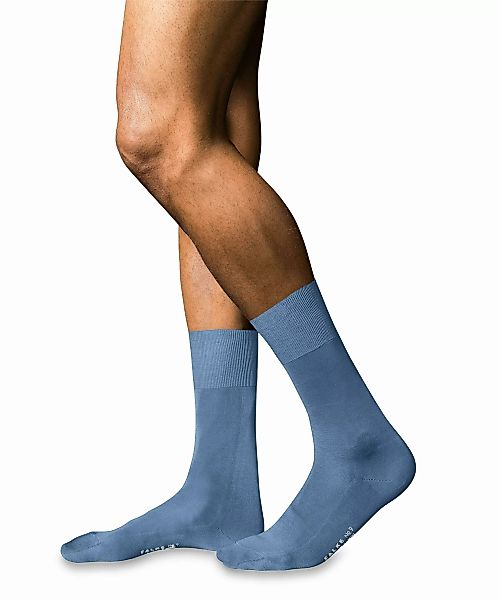FALKE No. 9 Pure Fil d´Écosse Gentlemen Socken, Herren, 43-44, Blau, Uni, B günstig online kaufen