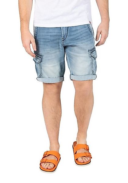 TIMEZONE Jeansshorts Slim Fit Cargo elegant mit Seitentaschen und Umschlag günstig online kaufen