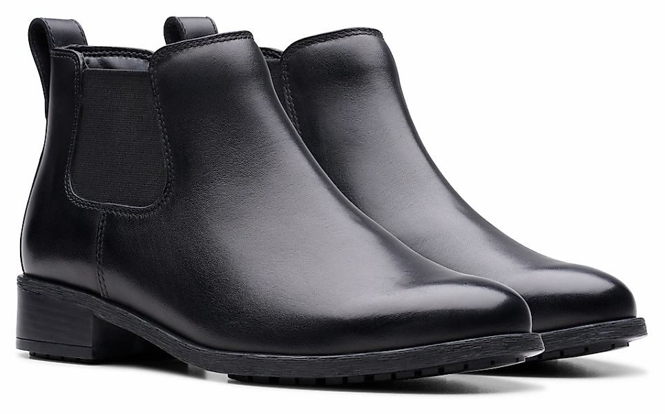 Clarks Chelseaboots "Havisham Top", Stiefelette mit Wechselfußbett günstig online kaufen