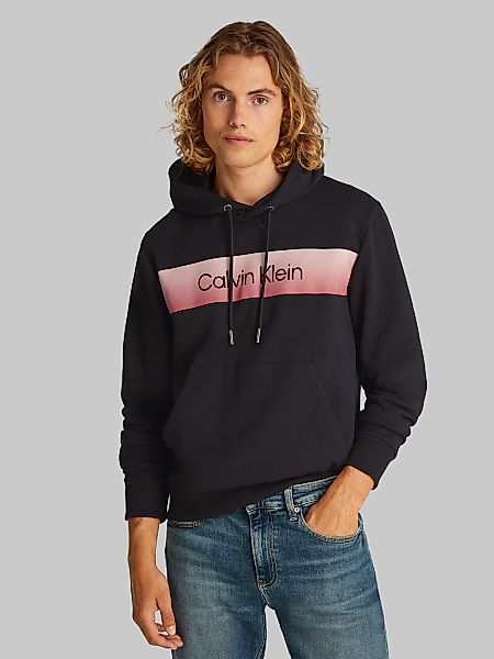 Calvin Klein Hoodie LINEAR OMBRE CHEST LOGO HOODIE mit Logo günstig online kaufen