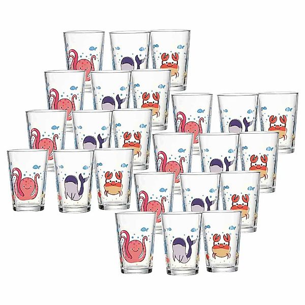 Ritzenhoff & Breker Kinderbecher "Kindergläser Unterwasserwelt 205 ml 24er günstig online kaufen