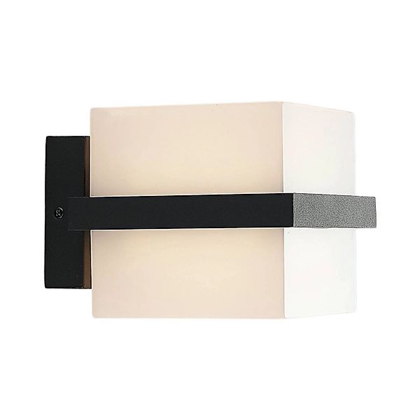 Lindby LED Wandleuchte Außen Auron 9630079 Spritzwassergeschützt Modern in günstig online kaufen