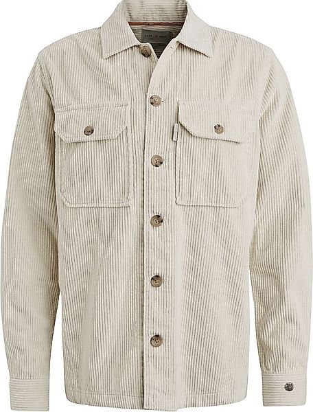 Cast Iron Overshirt Corduroy Ecru - Größe S günstig online kaufen