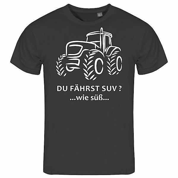 deinshirt Print-Shirt Herren T-Shirt Du fährst SUV wie süß Funshirt mit Mot günstig online kaufen