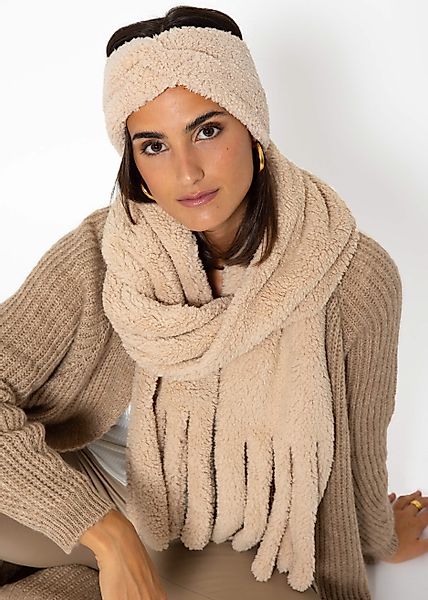 SASSYCLASSY Schal Damen Teddyfell-Schal, Warm & günstig online kaufen