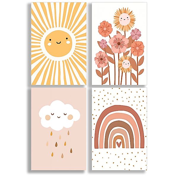 JUSTGOODMOOD Poster Premium ® Sonne Blumen günstig online kaufen