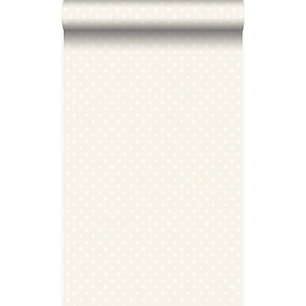 Origin Wallcoverings Tapete Punkte Silber 53 cm x 10.05 m günstig online kaufen