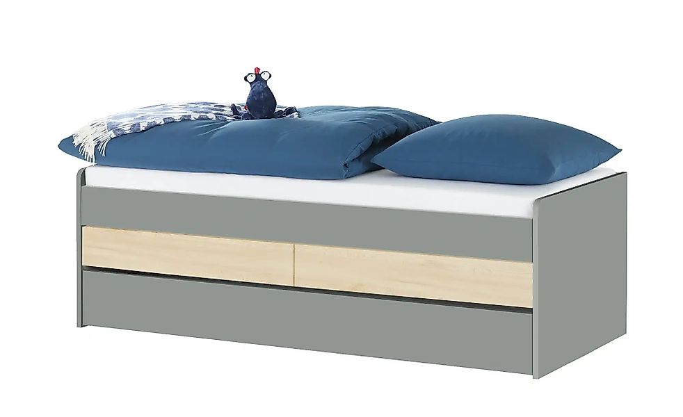 Duobett mit Stauraum  Grow Up ¦ grau ¦ Maße (cm): B: 97 H: 66 Betten > Bett günstig online kaufen