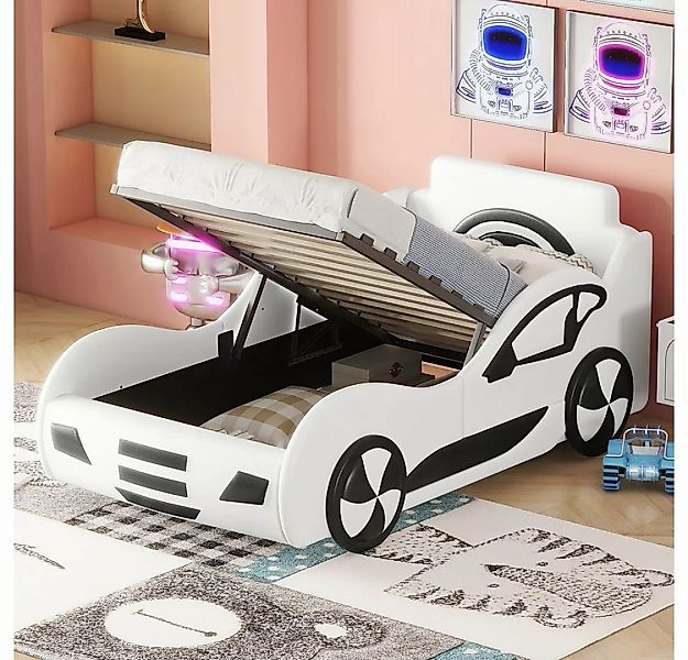 Sweiko Autobett, Hydraulisches Bett mit Stauraum, Kinderbett, 90*200cm günstig online kaufen