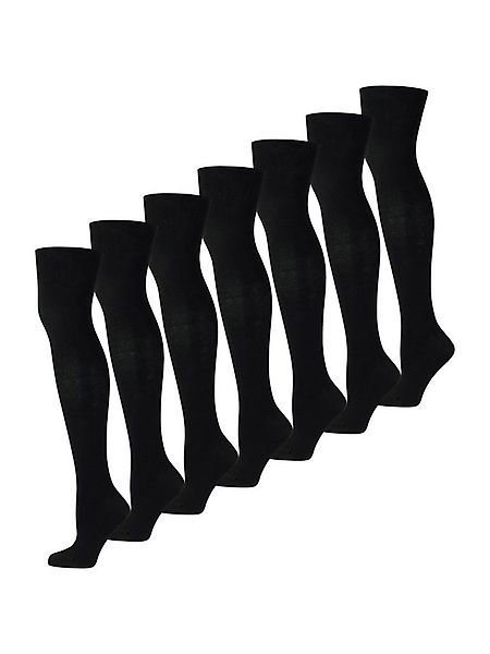 Nur Die Kniestrümpfe Overknee (7-Paar) Knie-strümpfe thermo-socken overknee günstig online kaufen
