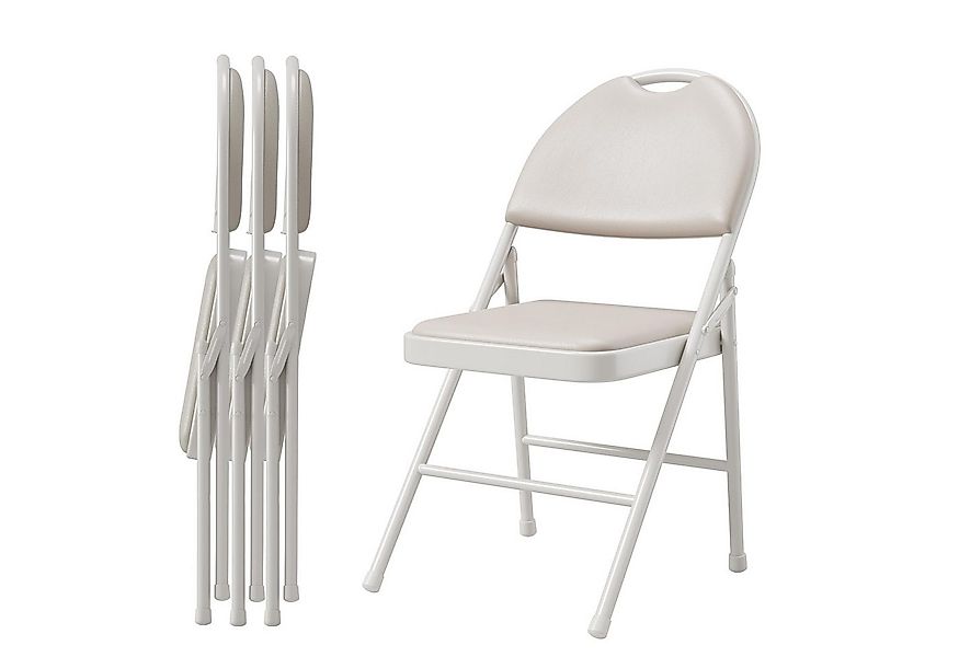 GarveeMore Klappstuhl Gästestuhl Klappstuhl Campingstuhl 4/6er Set Gartenst günstig online kaufen