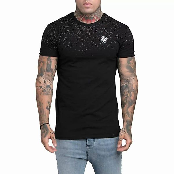Siksilk Speckle Gym Kurzärmeliges T-shirt S Black / White günstig online kaufen