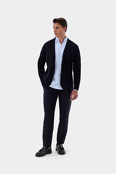 Strick-Blazer aus Air Cotton günstig online kaufen