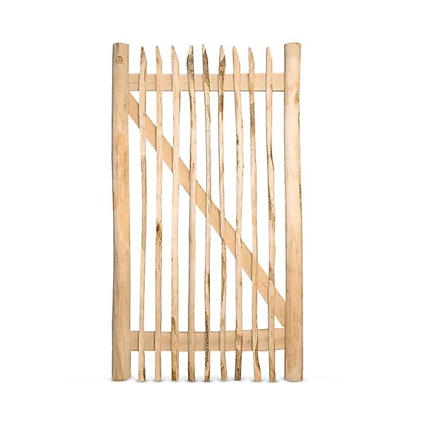 Stiltreu Genageltes Staketenzaun-Tor Edelkastanie Breite 100 cm Höhe 175 cm günstig online kaufen