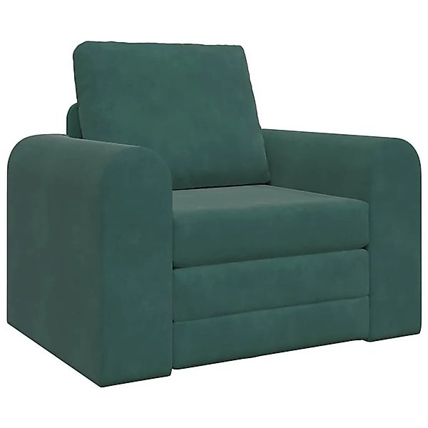 vidaXL Schlafsofa Dunkelgrün 98 x 71 x 83 cm Samt 4106668 günstig online kaufen
