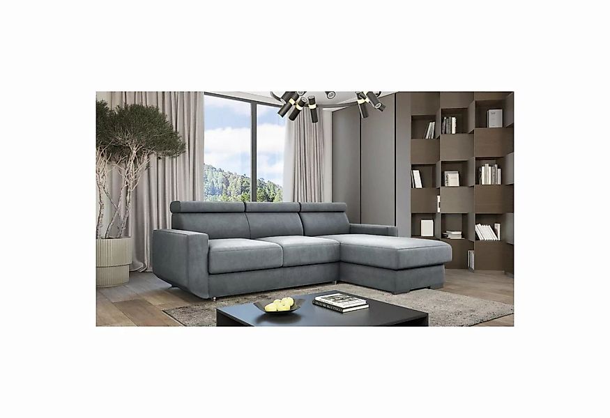 Beautysofa Ecksofa Bonny, universelle L-Form Sofa mit Wellenunterfederung, günstig online kaufen