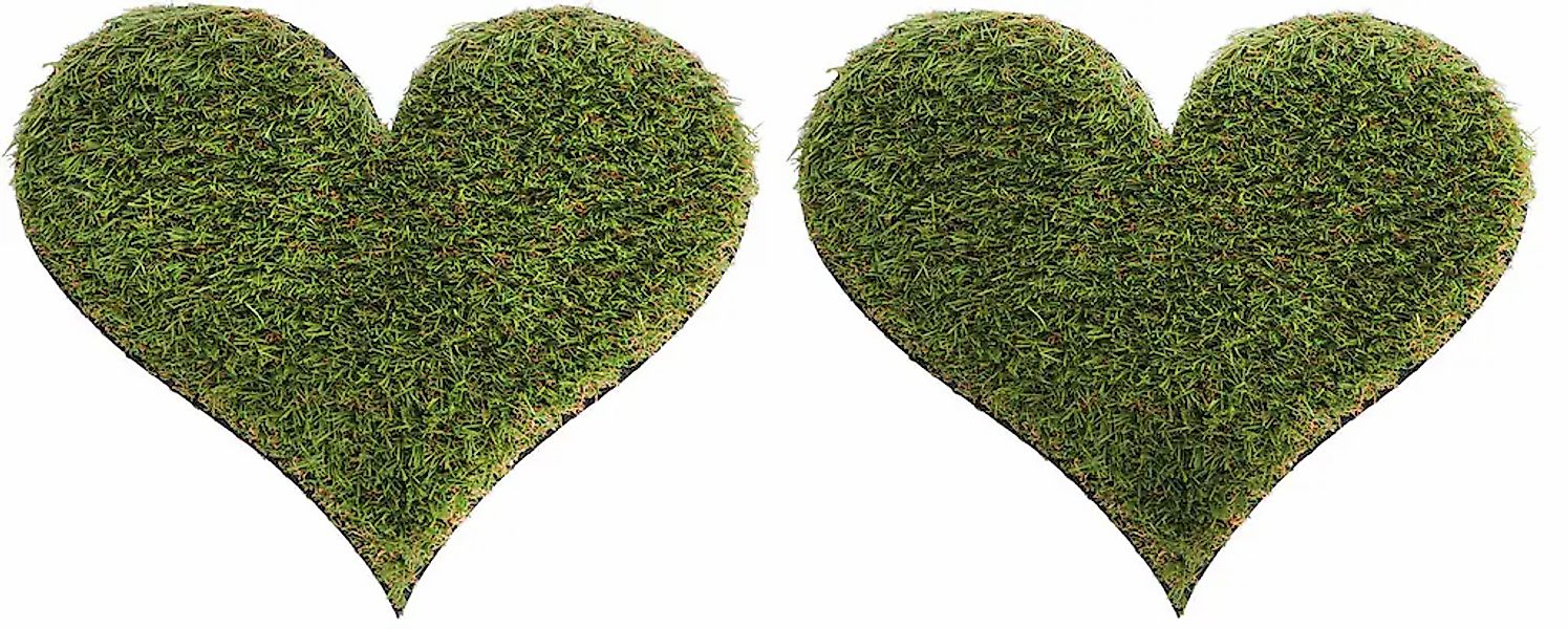 Primaflor-Ideen in Textil Platzset "Herz" Deko-Matte in Gras-Optik, Größe 3 günstig online kaufen