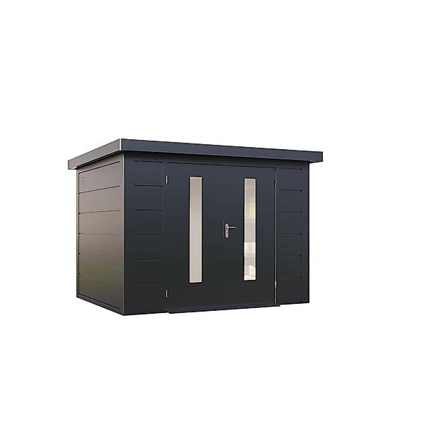 Finnhaus Wolff Metall-Gerätehaus Eirik 3024 Anthrazit günstig online kaufen