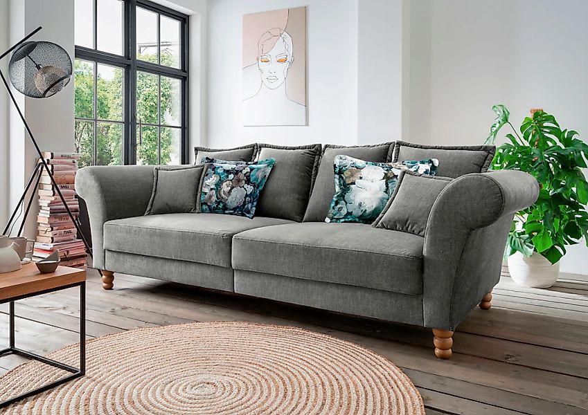 Home affaire Big-Sofa "Tassilo Mega Sofa mit viel Platz, bequem durch Kalts günstig online kaufen