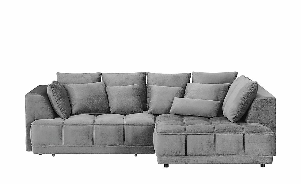 switch Ecksofa aus Samt Tiga ¦ grau ¦ Maße (cm): B: 285 H: 88 T: 205.0 Pols günstig online kaufen