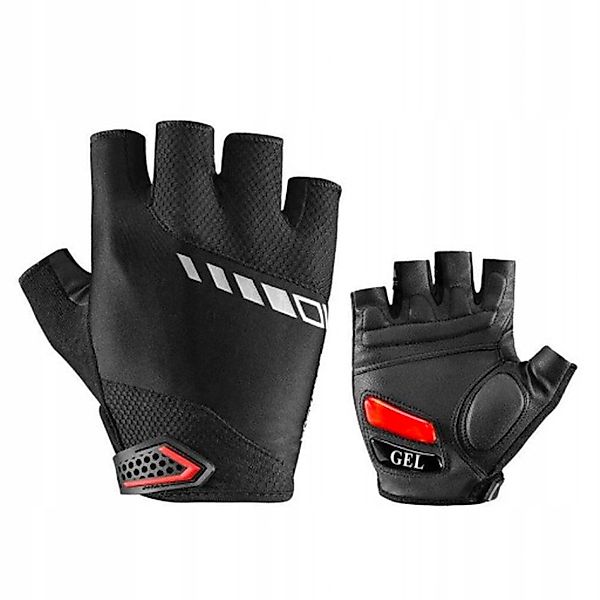 ROCKBROS Fahrradhandschuhe mit Gel-Einsätzen Sporthandschuhe Schwarz günstig online kaufen