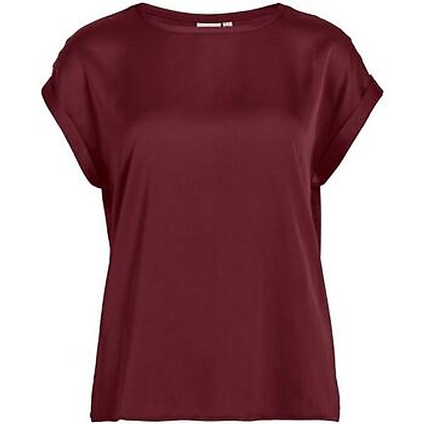 Vila T-Shirt Satin Blusen Kurzarm Basic günstig online kaufen